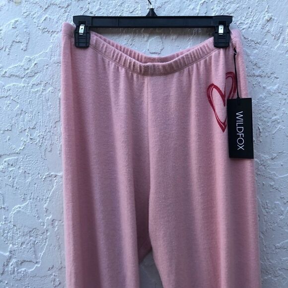 WILDFOX Sketchy Heart Knows Pants Size Med… - Picture 4 of 7